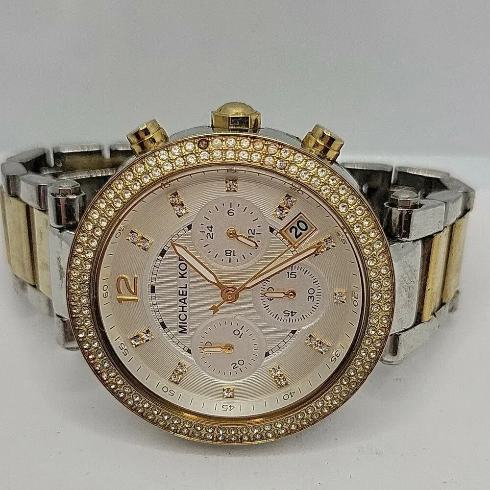 Michael Kors Parker MK5626 Womens Stainless Steel Analog Dial Quartz Watch AM351